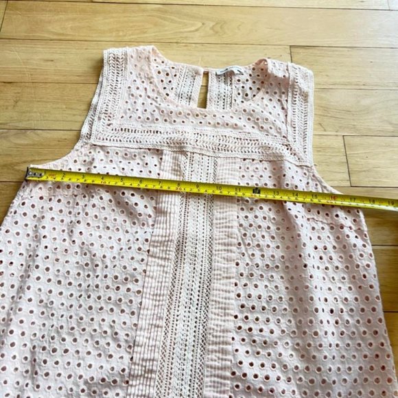 Club Monaco eyelet embroidered sleveless blouse - Picture 6 of 6